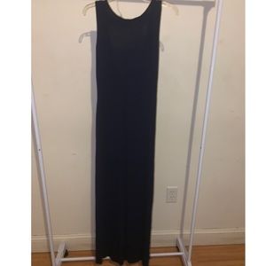 Navy blue maxi dress